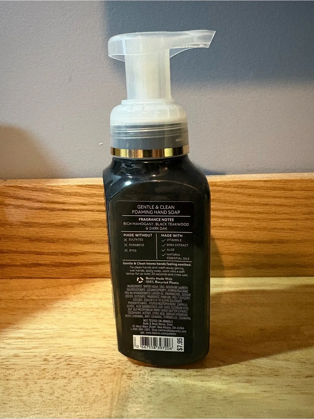 White Barn Mahogany Teakwood Foaming Hand Soap